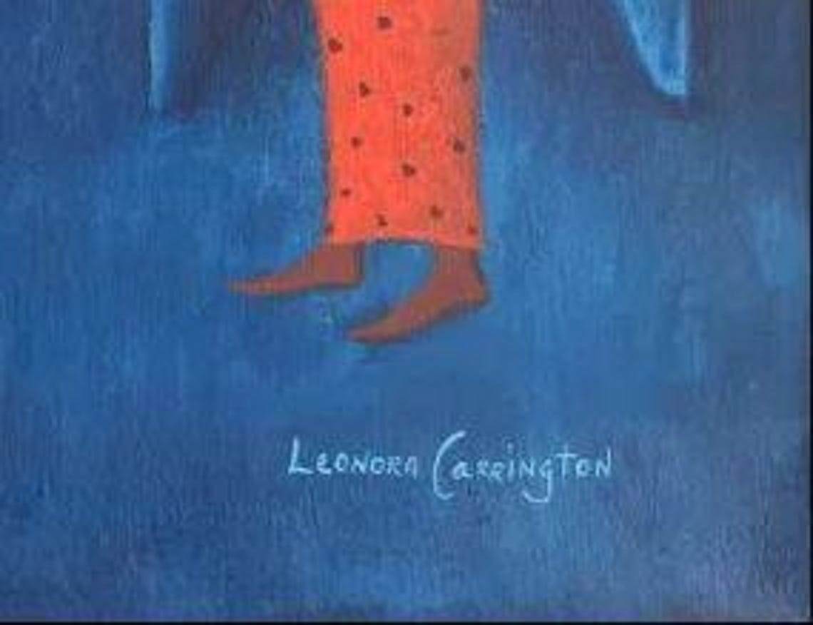 Leonora Carrington Oil on Canvas, Signed, Artwork - Etsy