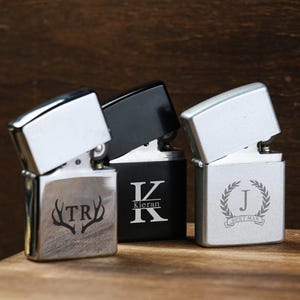 Groomsmen Gift Personalized Lighter Case Monogram | Custom Lighter Case Bachelor Party | Cigar Lighter Case Anniversary Gift for Him Husband
