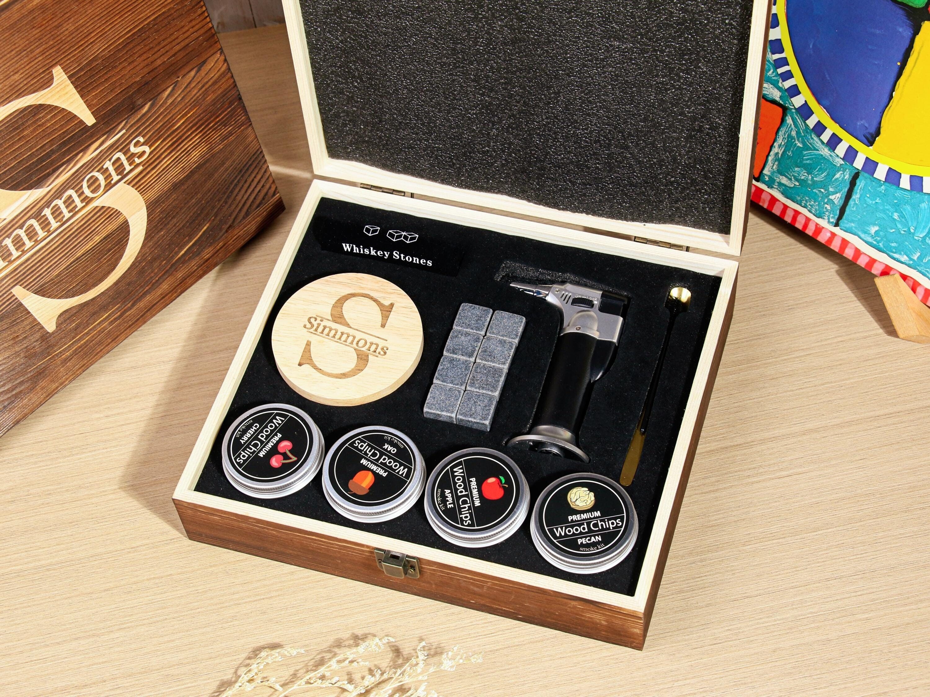 Kit Fumeur à Cocktail Old Fashioned - 4 Copeaux De Bois Parfumés, Neuf Sous Blister