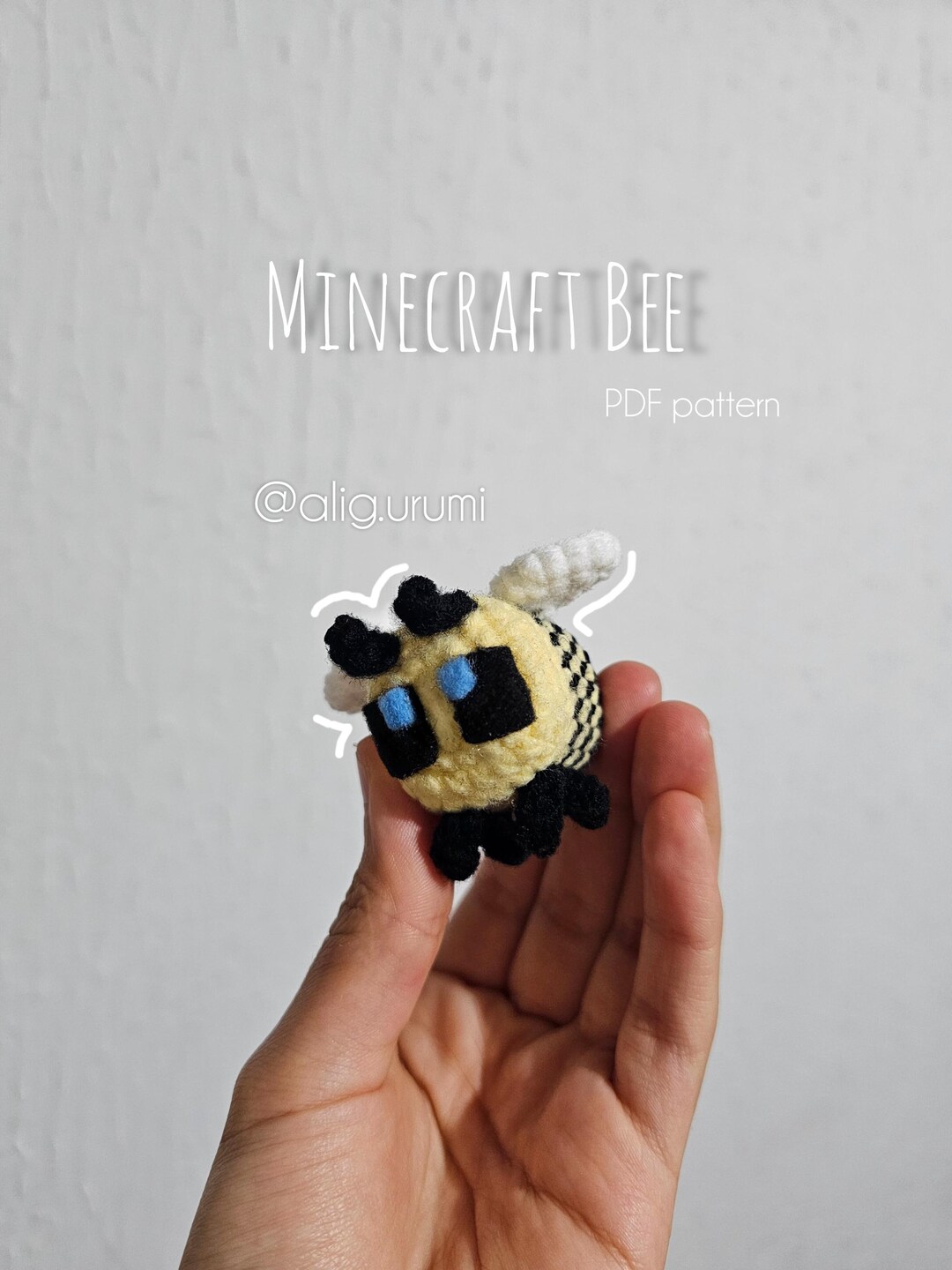 Pattern For Minecraft Bee Minecraft Bee - PDF Pattern - Etsy