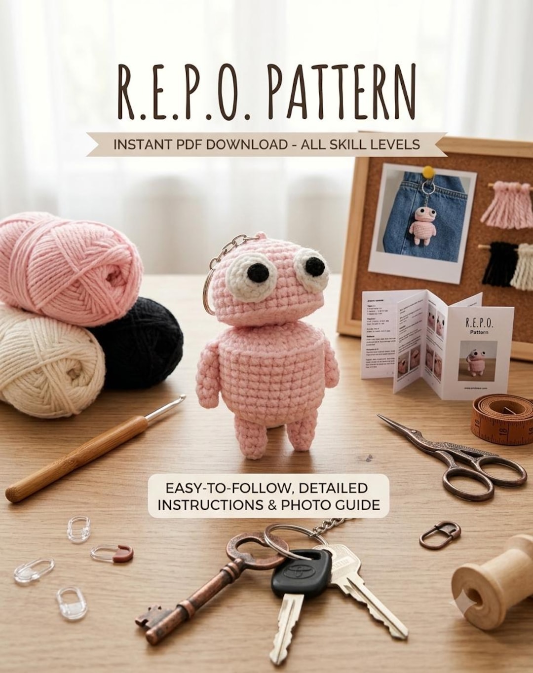 Repo Pdf REPO - PDF Pattern - Etsy