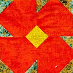 Bee Garden Quilt - Block 4 - Block of the Month - DIGITAL DOWNLOAD