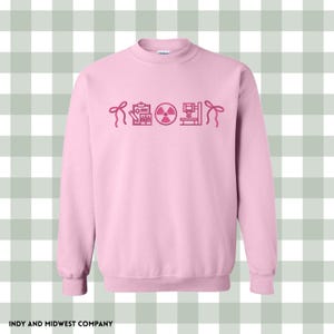 Radiology Xray tech Icon crewneck embroidered | radiography icons sweatshirt | Embroidered Sweatshirt | gifts for radiology tech image 6