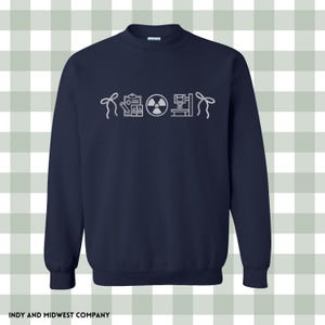 Radiology Xray tech Icon crewneck embroidered | radiography icons sweatshirt | Embroidered Sweatshirt | gifts for radiology tech image 10
