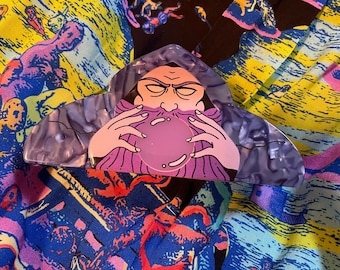 Wizard Pondering Orb Hair Clip