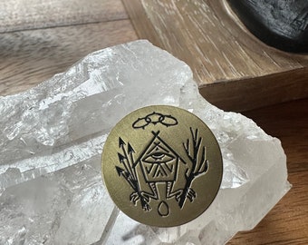 Baba Yaga’s Crest Pin