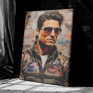 Tom Cruise Banksy Tom Cruise Canvas Poster Banksy Tom Cruise Poster Banksy Canvas Banksy Canvas Ready To Hang Tom Cruise Ready To Hang
