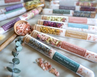 Party Favors l Natural Bath Salts l Bath Salt Favors l Floral Bath Salts l Luxury Bath Salts