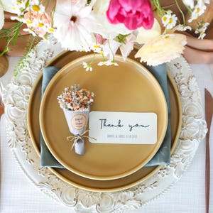 Mini bouquet magnetico I Bomboniere per matrimonio I Fiori secchi naturali I Regalo di nozze per gli ospiti I Bomboniere rustiche I Bomboniere all'ingrosso I Bouquet boho I Regalo