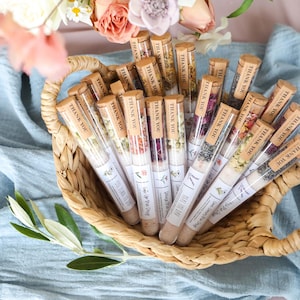 Dried Petals & Herbs Bath Salt l Wedding Favors l Natural Salt - Mother&#39;s Day l Personalized Thank You Gift