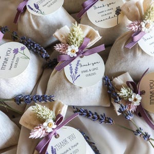Sachets de lavande faits main l Sachet de lavande biologique l Cadeaux de mariage l Sachets en vrac l Cadeau pour mariage/mariage/douche