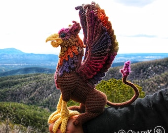 Griffin Crochet Amigurumi Pattern DIGITAL PDF by Crafty Intentions