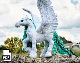 PATRÓN De Un PEGASO En Crochet por Crafty Intentions