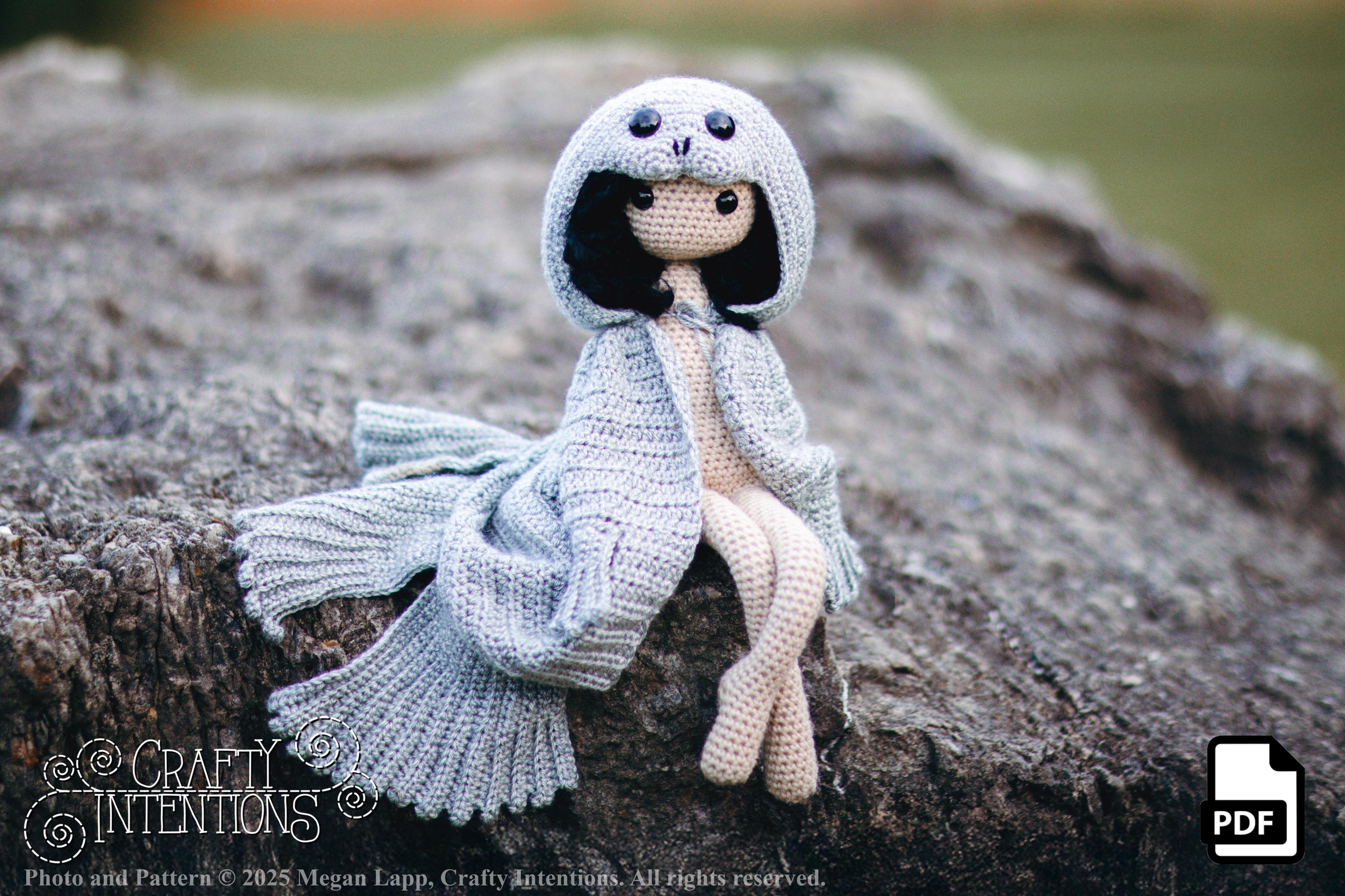 Doll Add-on: SELKIE COAT Crochet Pattern by Crafty Intentions