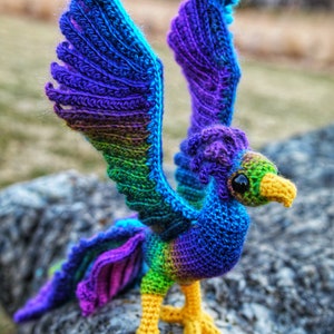 Phoenix Firebird Crochet Amigurumi Pattern DIGITAL PDF Download By Crafty Intentions image 8