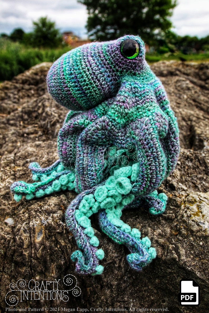 Realistic Octopus Crochet Pattern by Crafty Intentions DIGITAL PDF Downloadable image 4