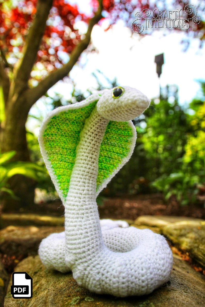 Winged Snake Crochet Amigurumi Pattern DIGITAL PDF by Crafty Intentions image 8