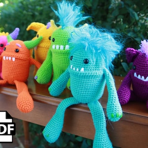 Monster Crochet Amigurumi Digital Pattern by Crafty Intentions image 5