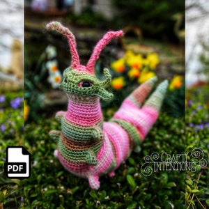 Caterpillar Crochet Amigurumi Pattern DIGITAL PDF by Crafty Intentions image 1