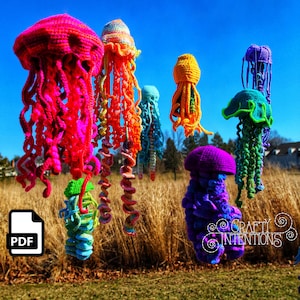 Jellyfish Crochet Amigurumi Pattern DIGITAL PDF by Crafty Intentions