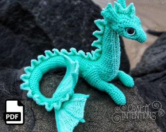 Sea Dragon Amigurumi Crochet Pattern by Crafty Intentions DIGITAL PDF