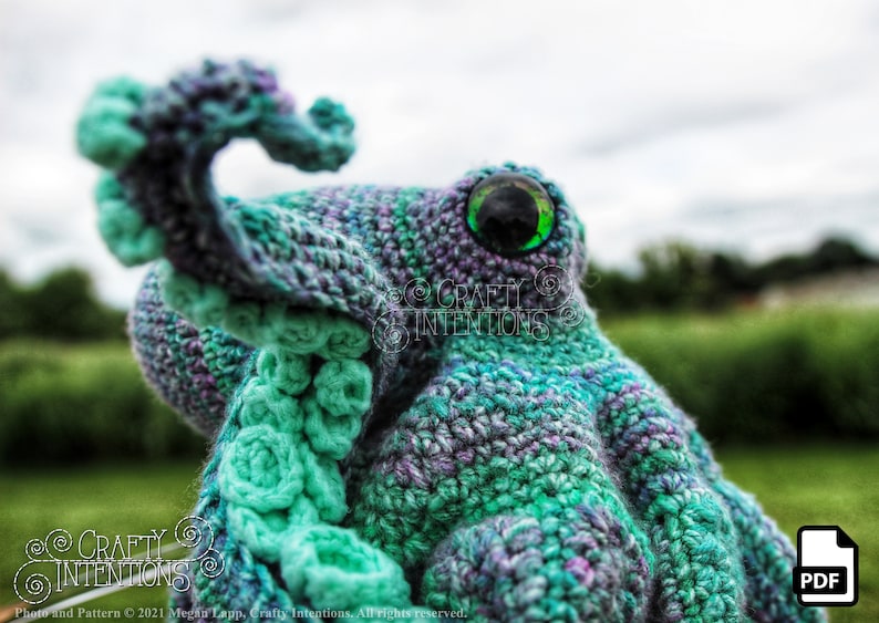 Realistic Octopus Crochet Pattern by Crafty Intentions DIGITAL PDF Downloadable image 10