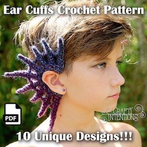Ear Cuffs Set 2 häkeln Muster von Crafty Intentions DIGITAL PDF zum Herunterladen