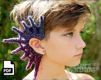 Ear Cuffs Set 2 Crochet Pattern by Crafty Intentions Downloadable DIGITAL PDF