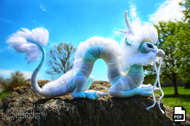 Eastern Dragon Crochet Amigurumi Pattern DIGITAL PDF by Crafty Intentions image 6