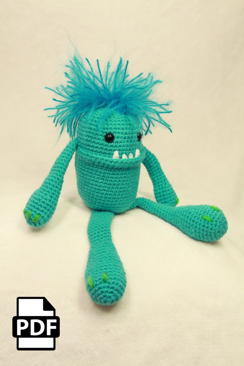 Monster Crochet Amigurumi Digital Pattern by Crafty Intentions image 10