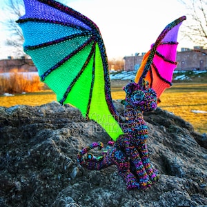Add-On Dragon Crochet Pattern: Epic Pride Wings Amigurumi by Crafty Intentions DIGITAL PDF image 7