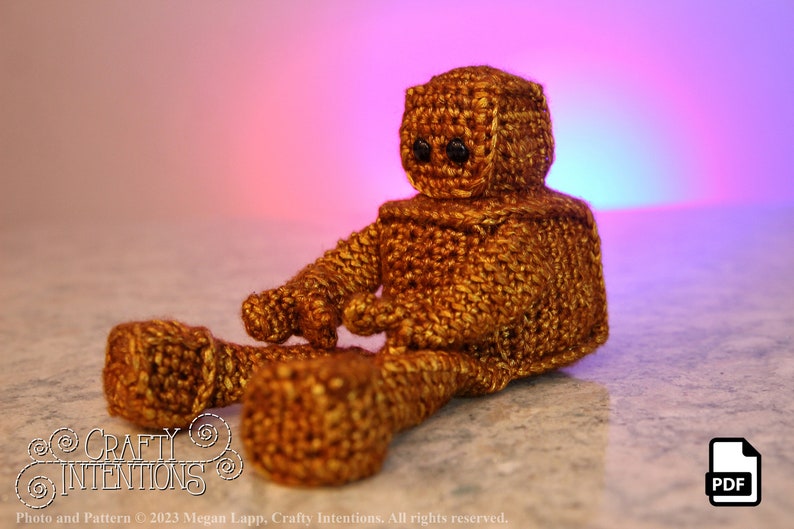 Small Robots: Set 1 Crochet Pattern by Crafty Intentions Downloadable DIGITAL PDF image 5