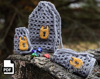 Dice Jail Crochet Pattern by Crafty Intentions Downloadable DIGITAL PDF