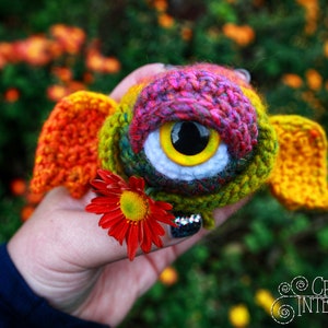 Eyeball Monster Amigurumi Crochet Pattern DIGITAL PDF image 4