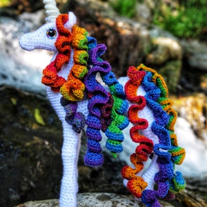 Standing Unicorn Amigurumi Digital PDF Crochet Pattern by Crafty Intentions image 7