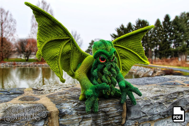 Cthulhu Pattern by Crafty Intentions DIGITAL PDF Downloadable - Etsy