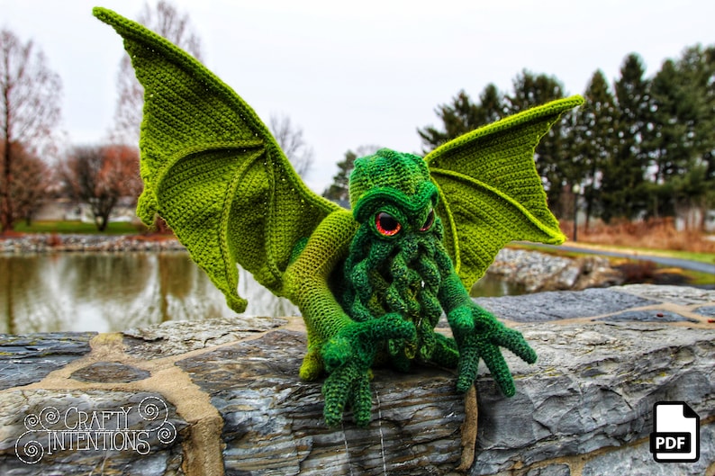 Cthulhu Pattern by Crafty Intentions DIGITAL PDF Downloadable image 8