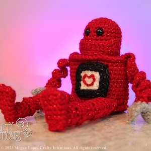 Small Robots: Set 1 Crochet Pattern by Crafty Intentions Downloadable DIGITAL PDF image 8