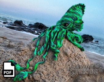 Kraken Crochet Amigurumi Pattern DIGITAL PDF by Crafty Intentions