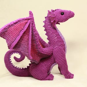 Adult Dragon Crochet Amigurumi Pattern DIGITAL PDF by Crafty Intentions image 4