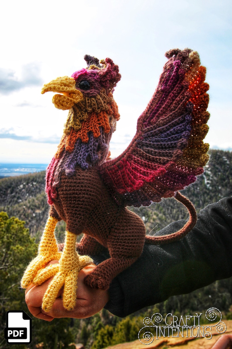 Griffin Crochet Amigurumi Pattern DIGITAL PDF by Crafty Intentions image 9