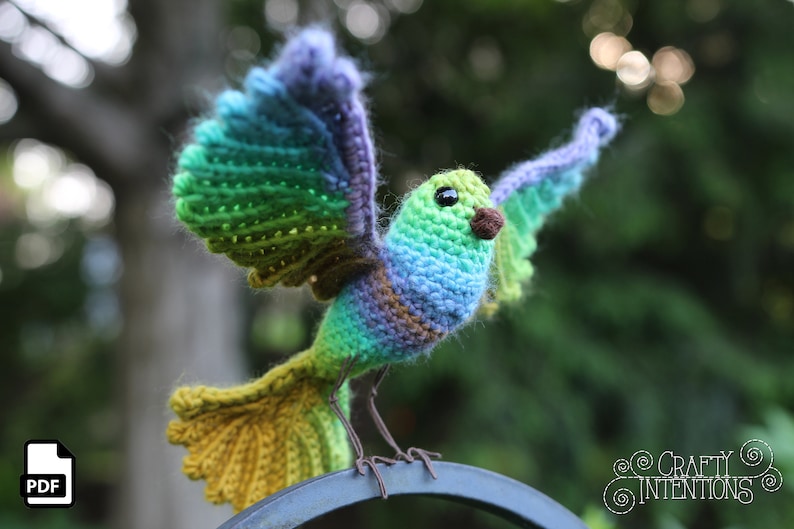 Song Bird Crochet Amigurumi Digital PDF Pattern by Crafty Intentions image 7