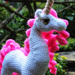 Standing Unicorn Amigurumi Digital PDF Crochet Pattern by Crafty Intentions image 4