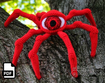 Large Eyeball Monsters Crochet Pattern by Crafty Intentions Downloadable DIGITAL PDF