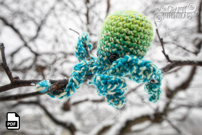 Betta Fish, Frog, and Octopus Amigurumi Crochet Pattern by Crafty Intentions image 10