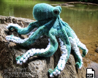 Realistic Octopus Crochet Pattern by Crafty Intentions DIGITAL PDF  Downloadable