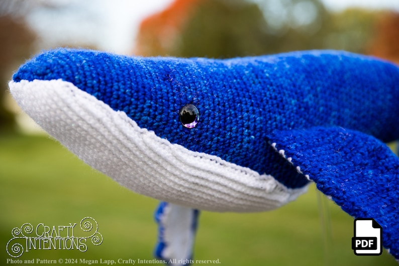Whale Crochet Pattern by Crafty Intentions Downloadable DIGITAL PDF image 7