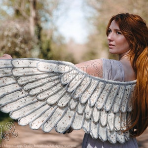 Feather Wing Crochet Shawl Pattern by Crafty Intentions DIGITAL PDF Downloadable image 5