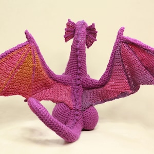 Adult Dragon Crochet Amigurumi Pattern DIGITAL PDF by Crafty Intentions image 5