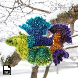 Betta Fish, Frog, and Octopus Amigurumi Crochet Pattern by Crafty Intentions image 3